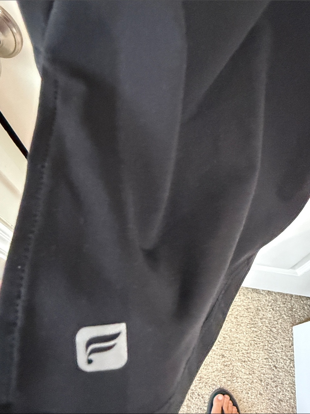 Fabletics Black Racerback Workout Tank - Picture 3 of 4